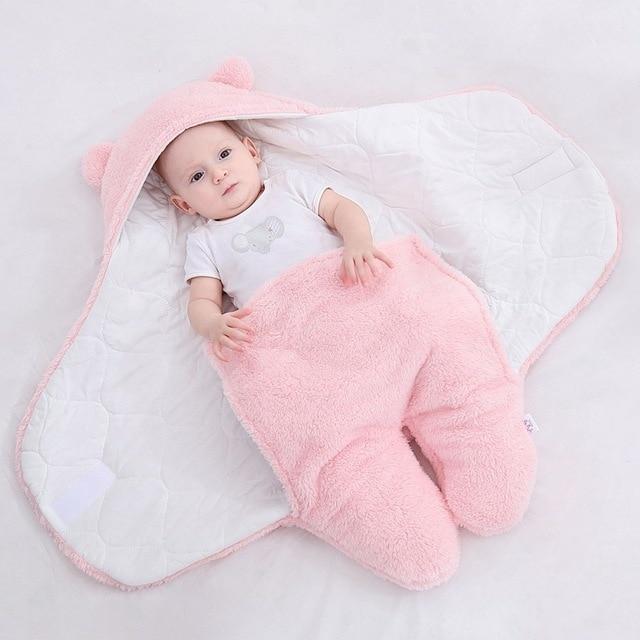 Cozy Baby Blanket for Newborns Soft Breathable Warm with Bear Ears 8