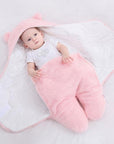 Cozy Baby Blanket for Newborns Soft Breathable Warm with Bear Ears 8