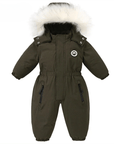 Warm Baby Overall for Toddlers Waterproof with Hood Winter Lightweight 7