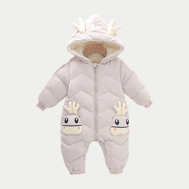 Cozy Snow Suit for Baby warm breathable winterproof with zipper 4