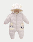 Cozy Snow Suit for Baby warm breathable winterproof with zipper 4