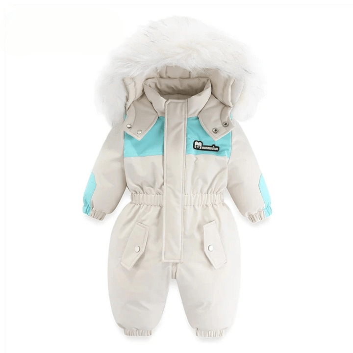 Warm Baby Overall for Toddlers Waterproof with Hood Winter Lightweight 5