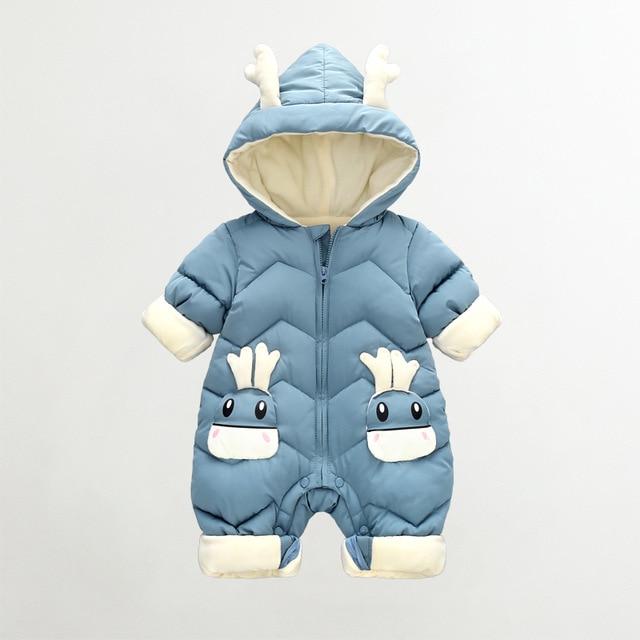 Cozy Snow Suit for Baby warm breathable winterproof with zipper 1