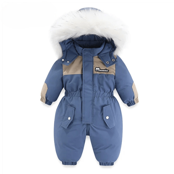 Warm Baby Overall for Toddlers Waterproof with Hood Winter Lightweight 8