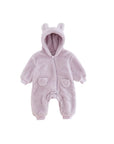 Soft Fleece Romper for Babies Cute Warm Breathable 5