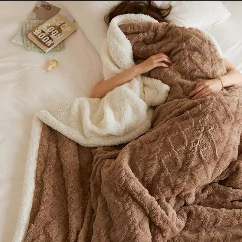 Cozy Fleece Blanket for Home Warm Breathable Winter 1