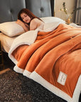 Luxurious Fleece Blanket for Unisex Warm Soft Polyester Winter Cozy 5