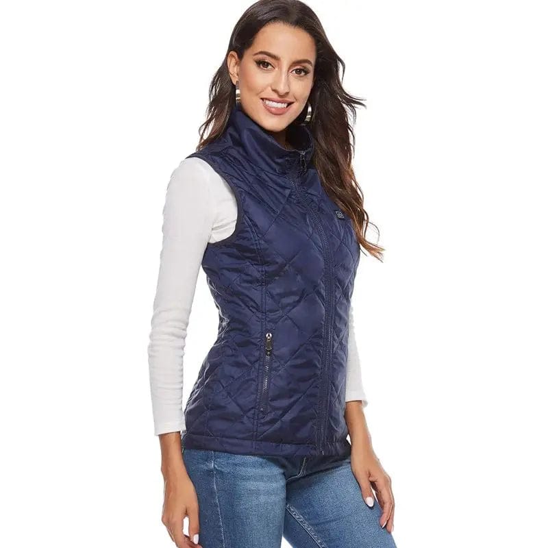 Elegant Heated Vest for Women flexible breathable autumn winter USB rechargeable 5