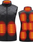 Elegant Heated Vest for Women flexible breathable autumn winter USB rechargeable 1