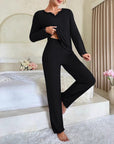 Elegant Cotton Pajama Set for Women Comfortable with Ruffles Relaxed Nights 4