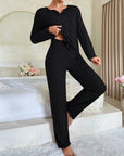Elegant Cotton Pajama Set for Women Comfortable with Ruffles Relaxed Nights 7