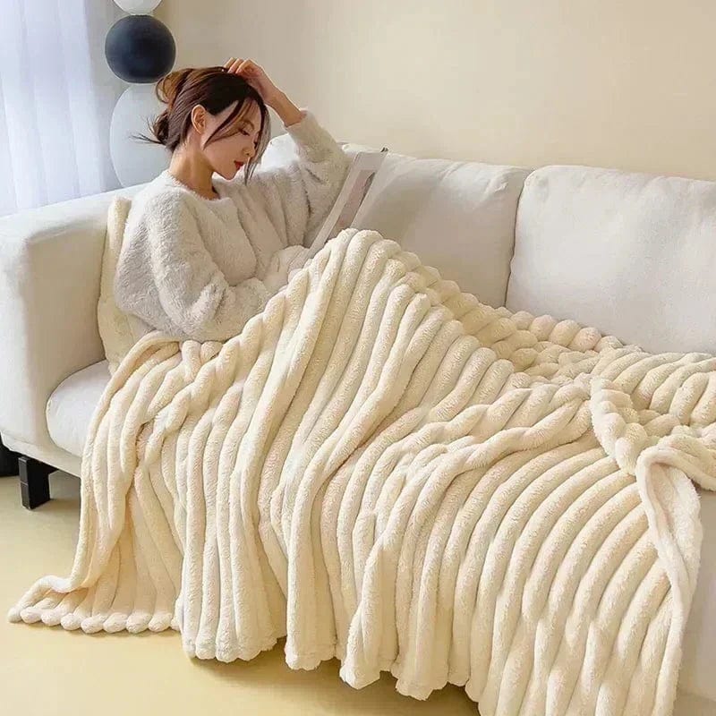 Luxurious Plush Blanket for Home Cozy Warm Soft 200x150 cm 1