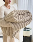 Luxurious Plush Blanket for Home Cozy Warm Soft 200x150 cm 4