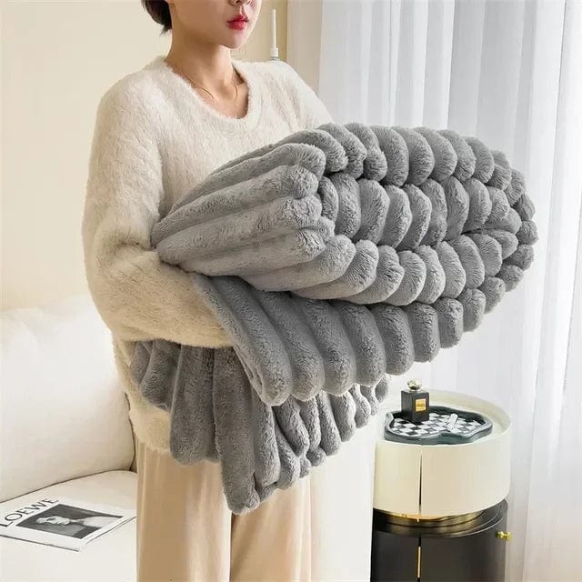 Luxurious Plush Blanket for Home Cozy Warm Soft 200x150 cm 6