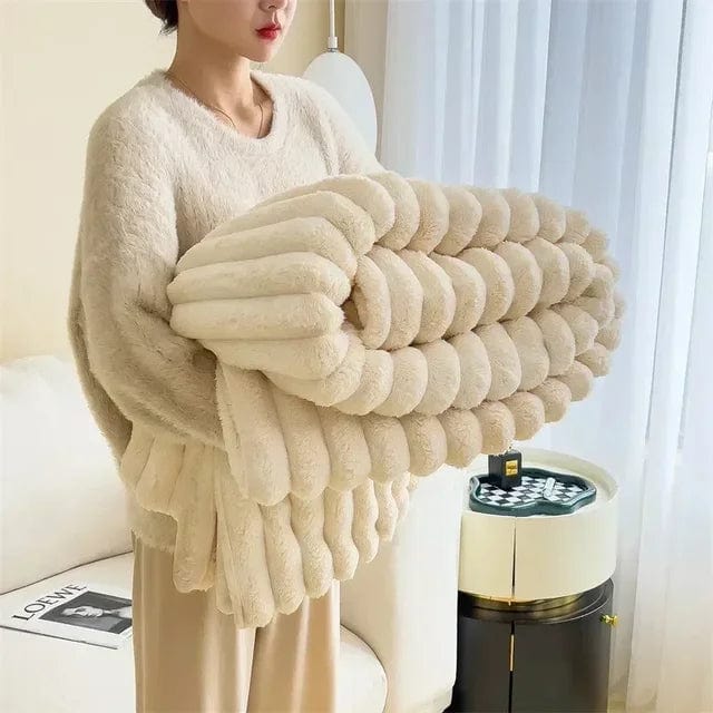 Luxurious Plush Blanket for Home Cozy Warm Soft 200x150 cm 2