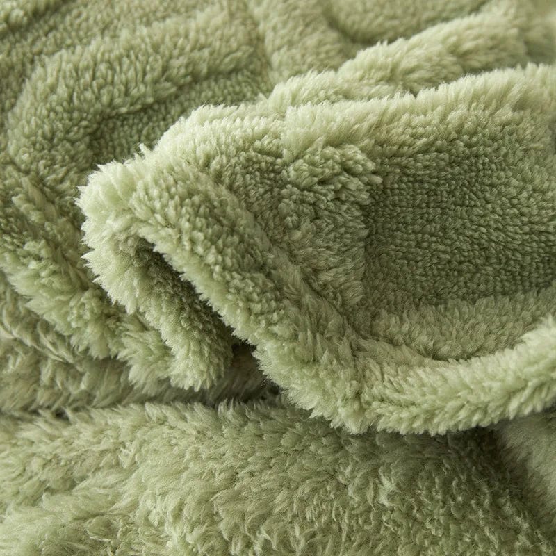 Luxurious Lambswool Blanket for Unisex Warm Cozy Winter 9