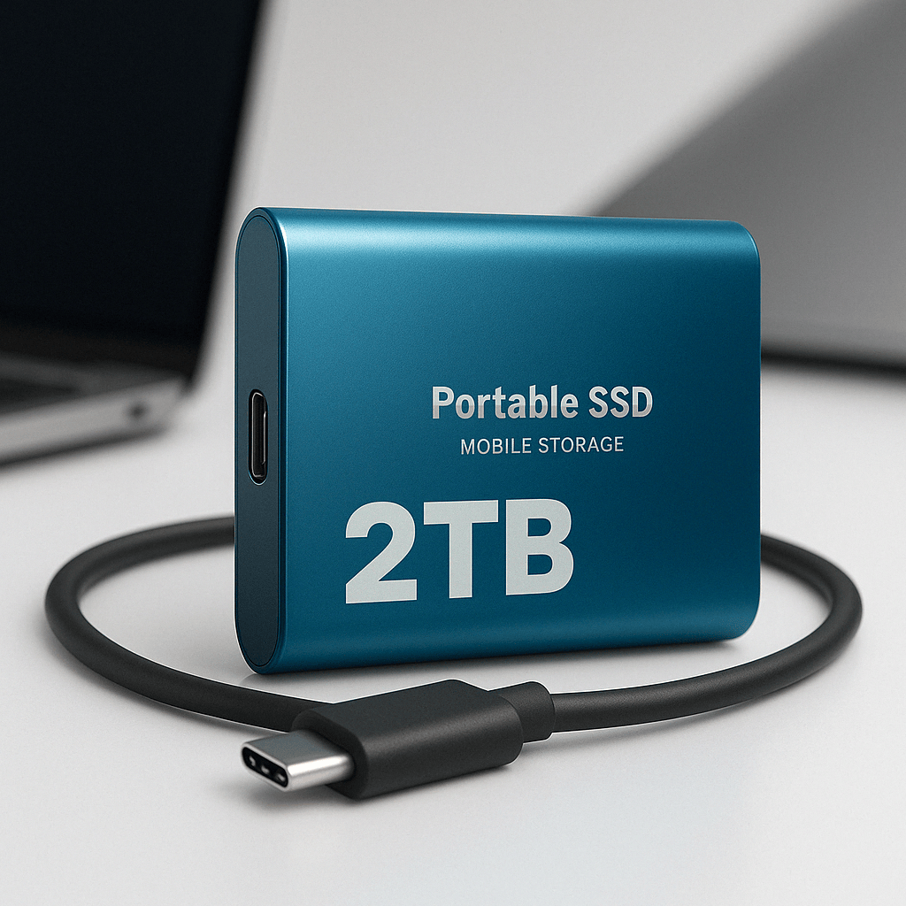 Compact Portable SSD Drive for Everyone 2TB External Shockproof High Speed 2