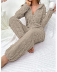 Cozy Fleece Jumpsuit for Women Warm Soft Comfortable Home 7