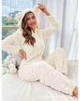 Cozy Fleece Jumpsuit for Women Warm Soft Comfortable Home 11
