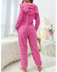 Cozy Fleece Jumpsuit for Women Warm Soft Comfortable Home 3