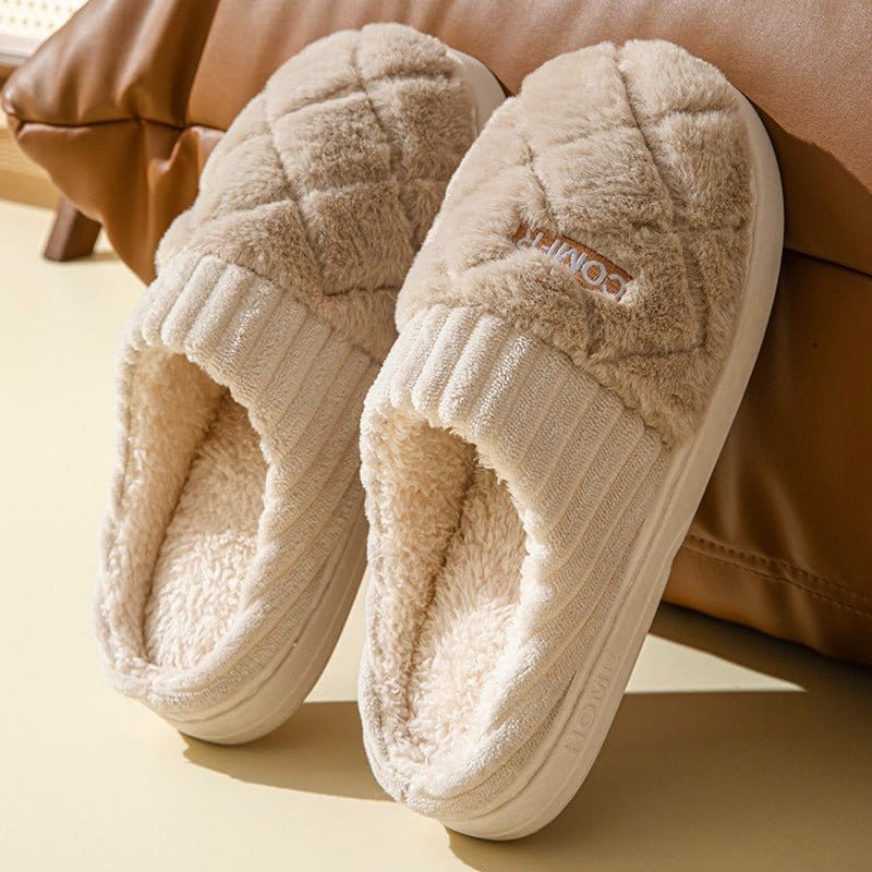 Warm Plush Slippers for Women Non-Slip Waterproof Winter 1