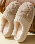 Warm Plush Slippers for Women Non-Slip Waterproof Winter 1