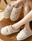 Warm Plush Slippers for Women Non-Slip Waterproof Winter 4