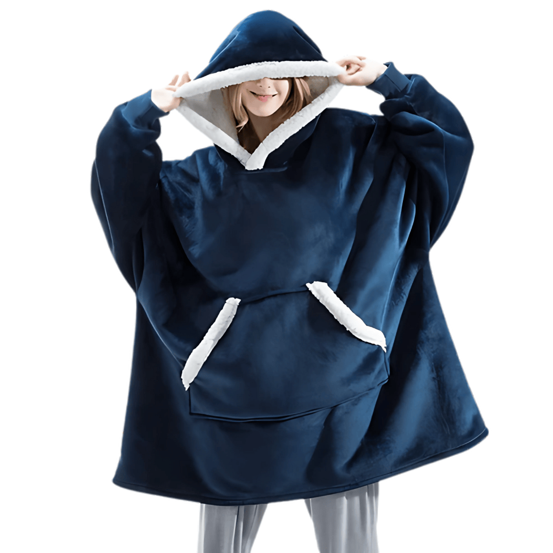 Cozy Oversized Hoodie Blanket for Women Fleece Winter Comfortable 2