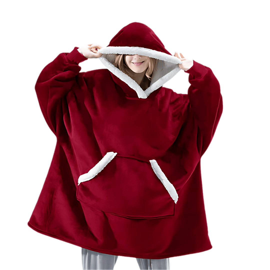 Cozy Oversized Hoodie Blanket for Women Fleece Winter Comfortable 3