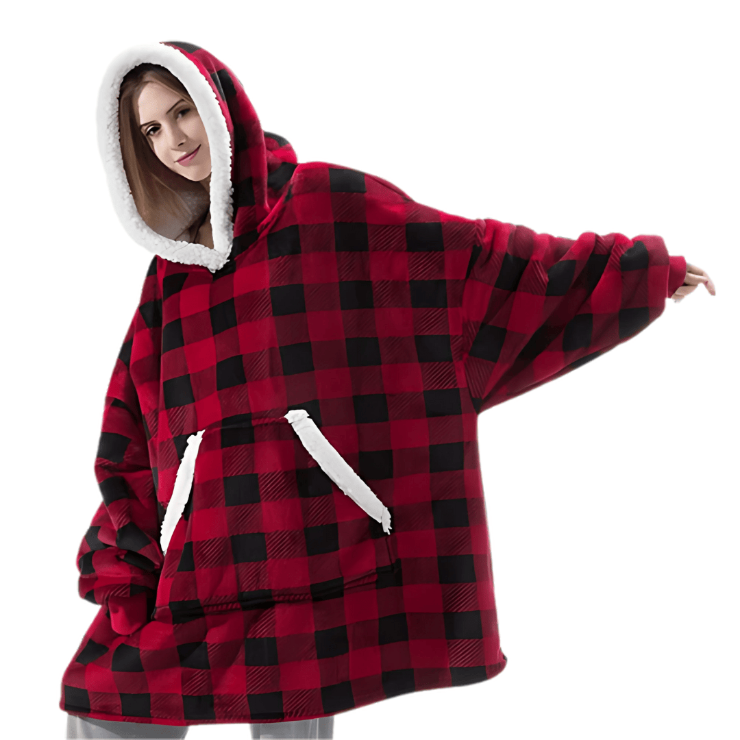 Cozy Oversized Hoodie Blanket for Women Fleece Winter Comfortable 5