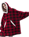 Cozy Oversized Hoodie Blanket for Women Fleece Winter Comfortable 5