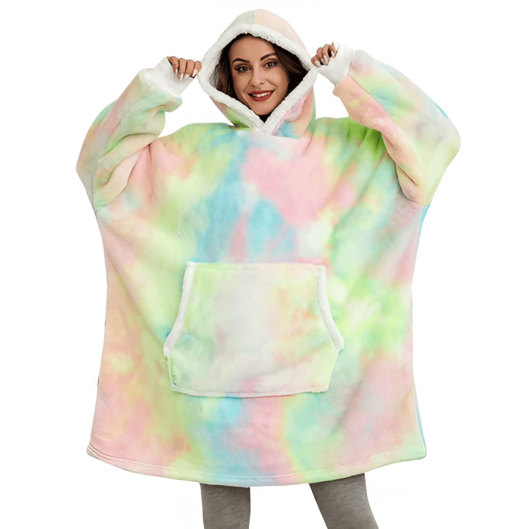 Cozy Oversized Hoodie Blanket for Women Fleece Winter Comfortable 9