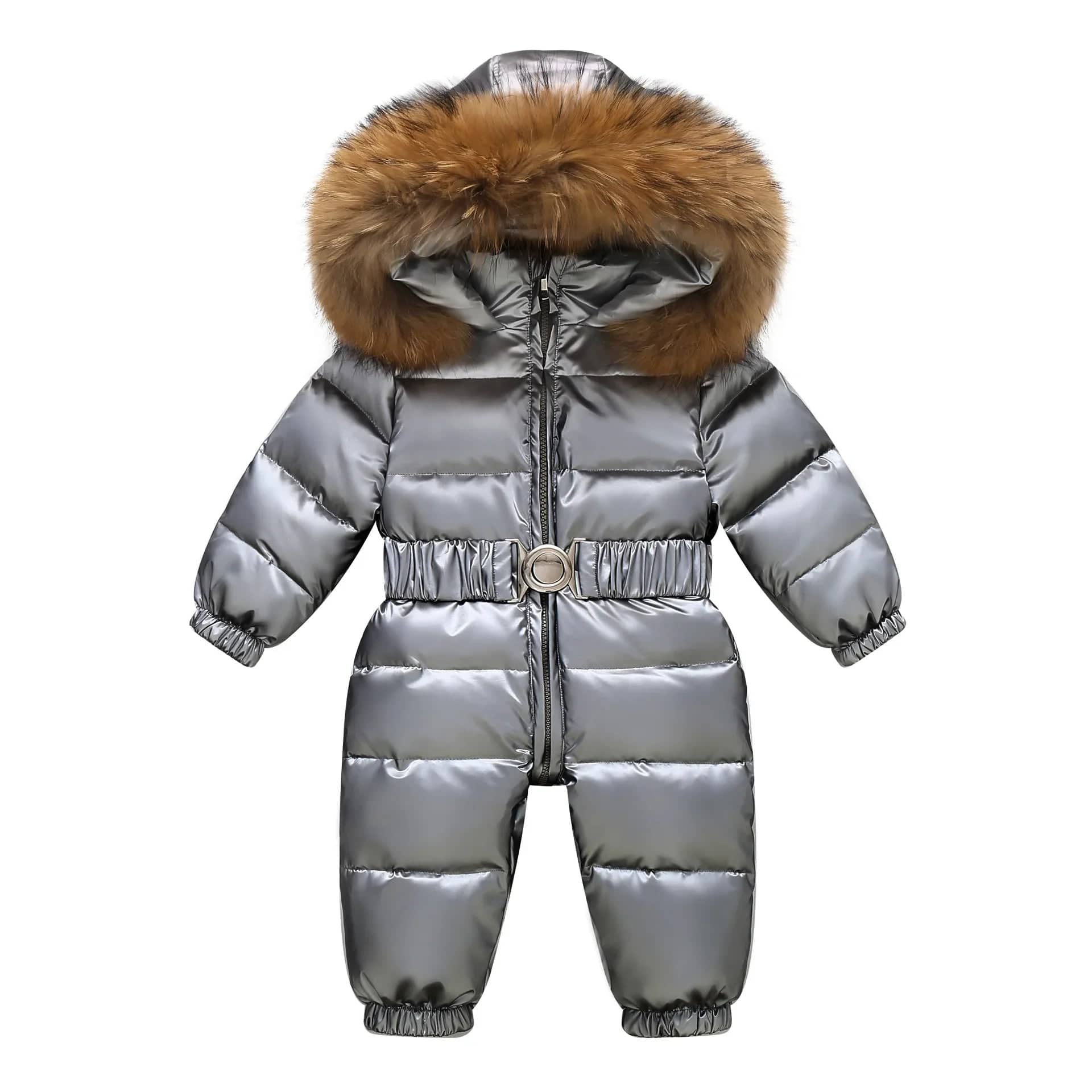 Warm Winter Overall for Kids waterproof with Hood elastic Waist 1