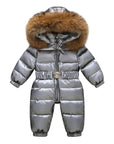 Warm Winter Overall for Kids waterproof with Hood elastic Waist 1