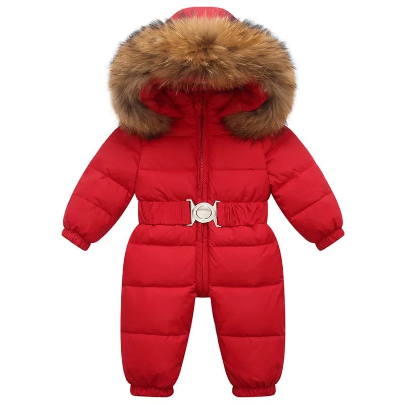 Warm Winter Overall for Kids waterproof with Hood elastic Waist 7