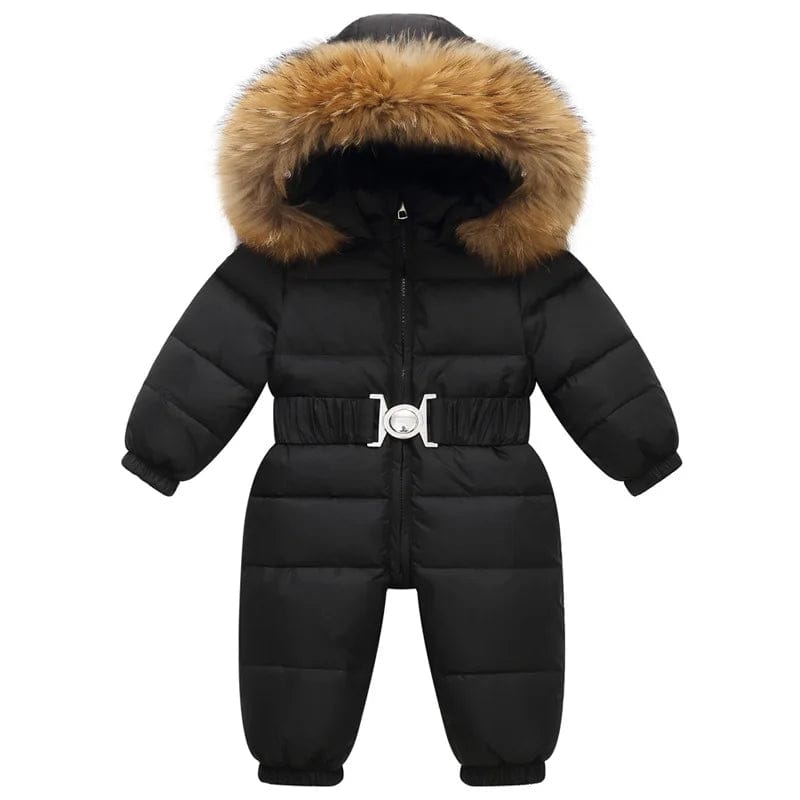 Warm Winter Overall for Kids waterproof with Hood elastic Waist 8