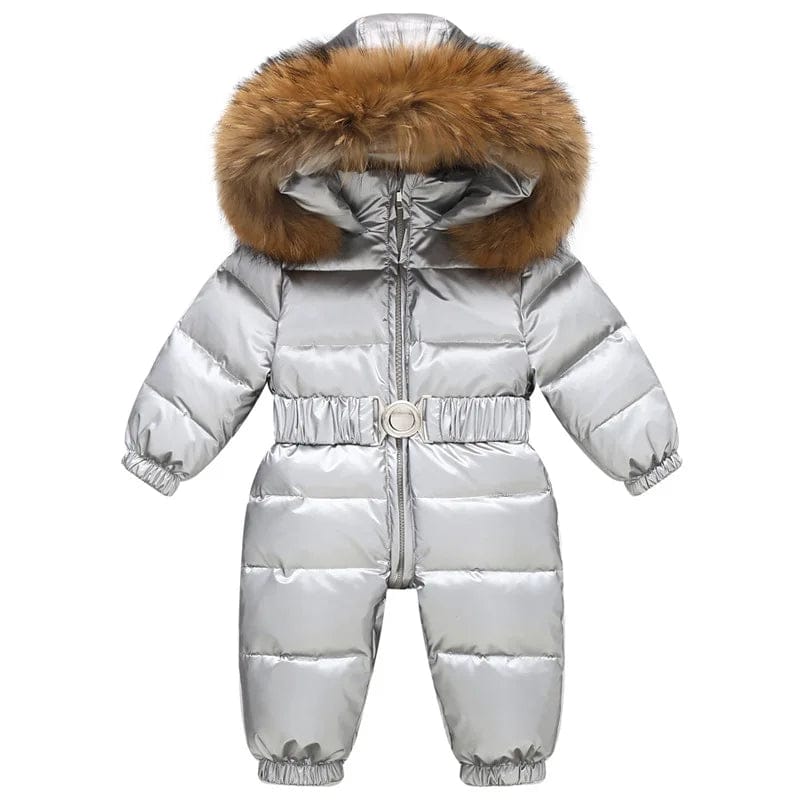 Warm Winter Overall for Kids waterproof with Hood elastic Waist 4