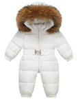 Warm Winter Overall for Kids waterproof with Hood elastic Waist 6