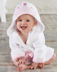 Soft Hooded Bathrobe for Kids Cotton Cute Animal Design 8