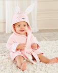Soft Hooded Bathrobe for Kids Cotton Cute Animal Design 7