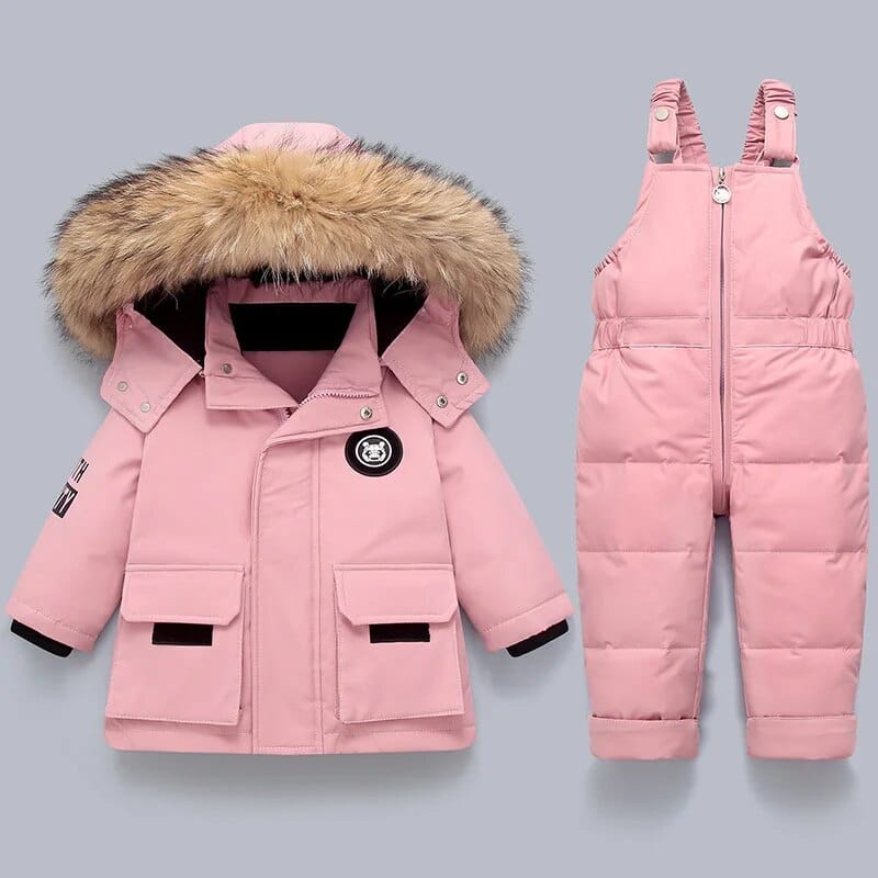 Cozy Insulated Jacket Set for Kids Winter Ready Stylish 3