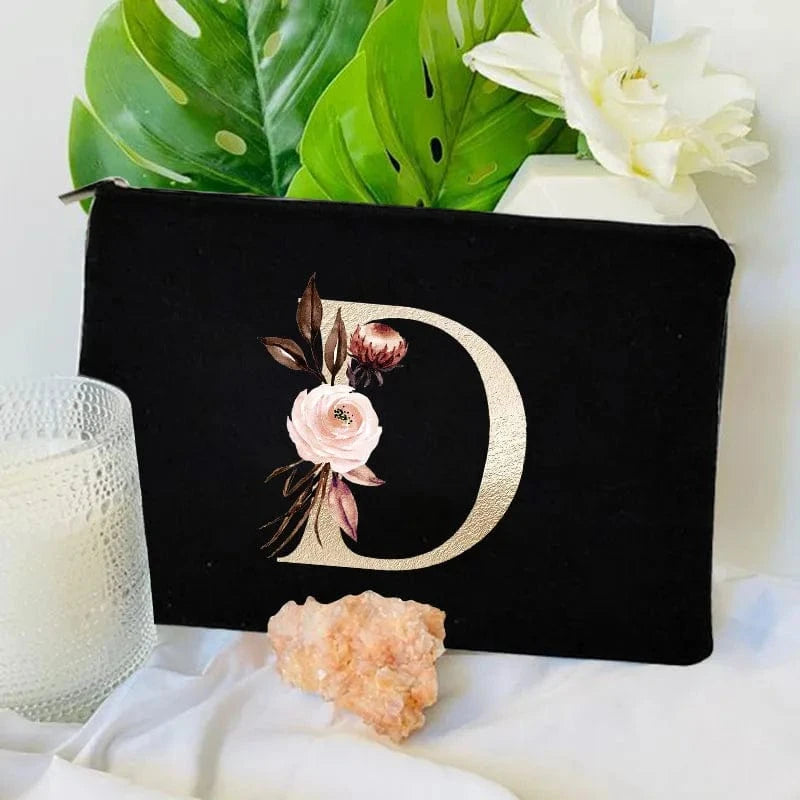 Pavoco Kosmetiktaschen Amelie geräumige Kosmetiktasche für Damen robust Anfangsbuchstabe