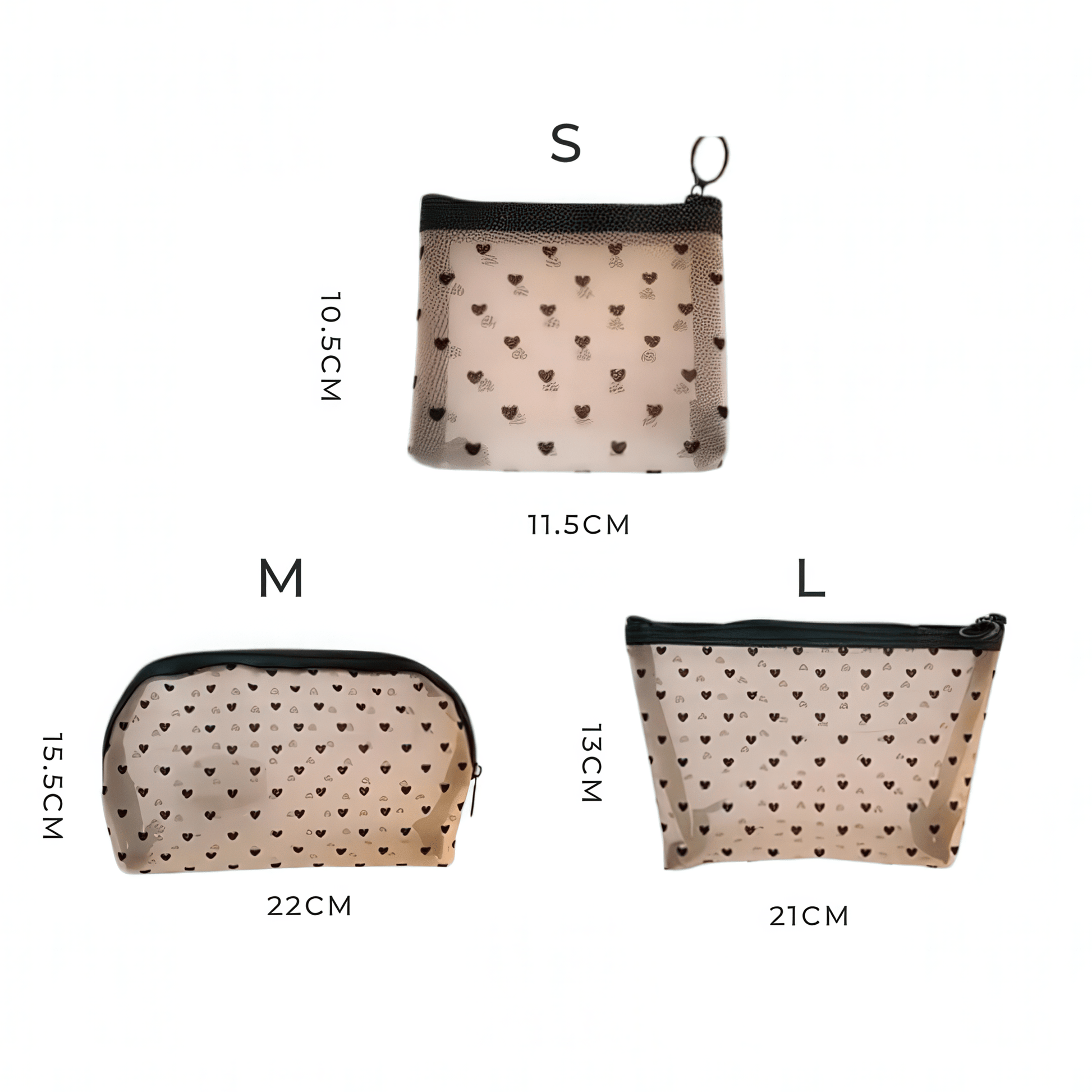 Pavoco Kosmetiktaschen B / S Nora leichte Nylon Kosmetiktasche für Damen wasserabweisend