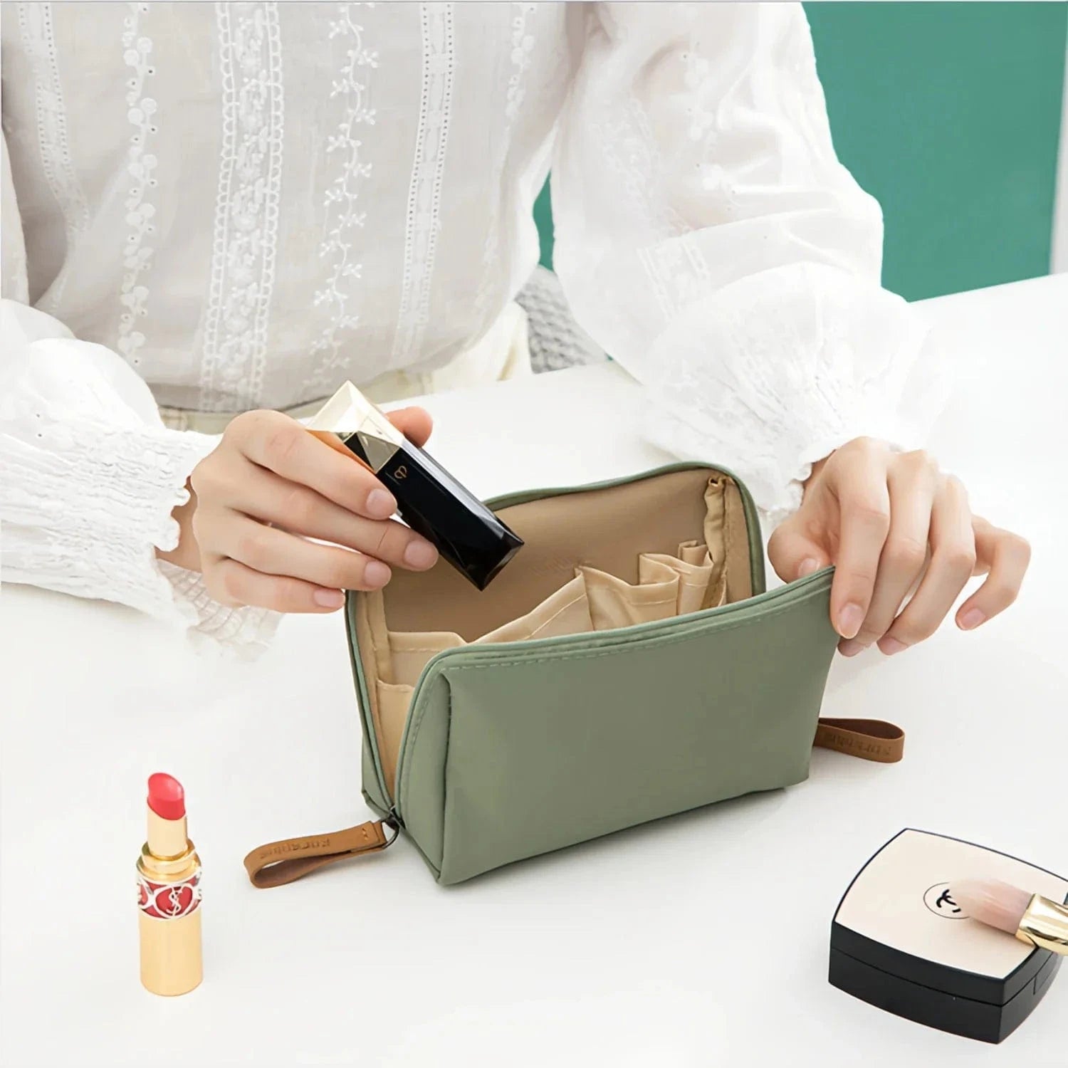 Pavoco Kosmetiktaschen Cozy | geräumige Kosmetiktasche für Damen Reisen