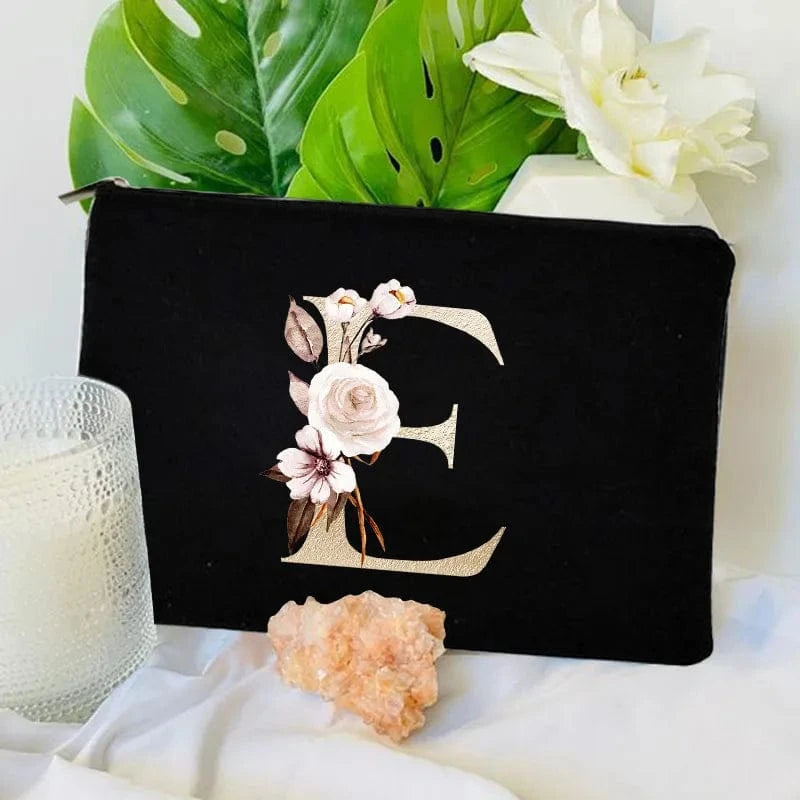 Pavoco Kosmetiktaschen E Amelie geräumige Kosmetiktasche für Damen robust Anfangsbuchstabe