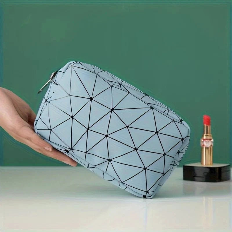 Pavoco Kosmetiktaschen & -etuis Himmelblau Clara | leichter Make-up Tasche für Damen wasserabweisend
