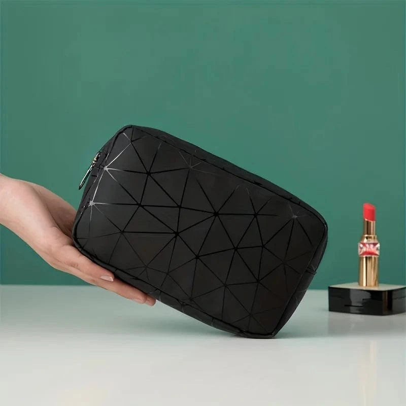 Pavoco Kosmetiktaschen & -etuis Schwarz Clara | leichter Make-up Tasche für Damen wasserabweisend