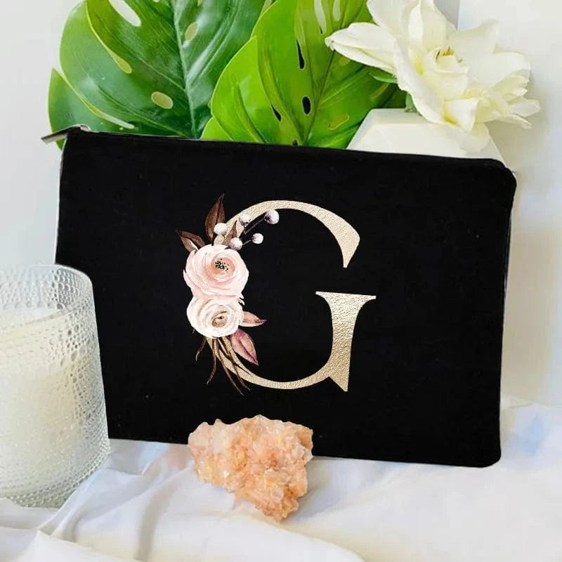 Pavoco Kosmetiktaschen G Amelie geräumige Kosmetiktasche für Damen robust Anfangsbuchstabe