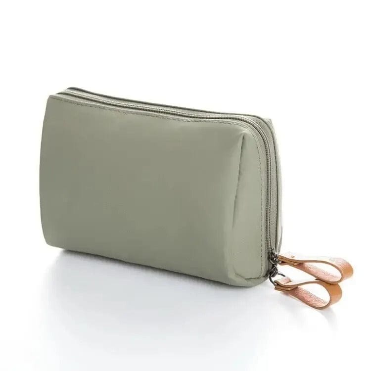 Pavoco Kosmetiktaschen Grün Cozy | geräumige Kosmetiktasche für Damen Reisen