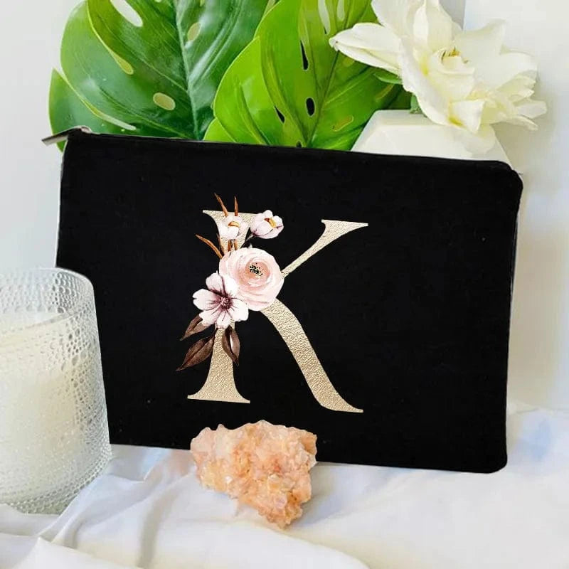 Pavoco Kosmetiktaschen K Amelie geräumige Kosmetiktasche für Damen robust Anfangsbuchstabe